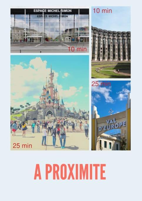 Appart Proche Disneyland Et Paris Apartment Нуази-ле-Гран Екстериор снимка